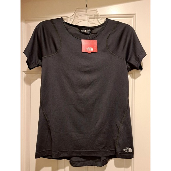 NWT The North Face Womens Size Medium Onthego Tee-RTO Asphalt Grey Quick Dry - Picture 2 of 10